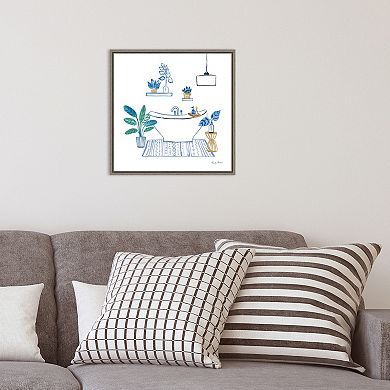 Amanti Art Relax II (Bath) Framed Canvas Print