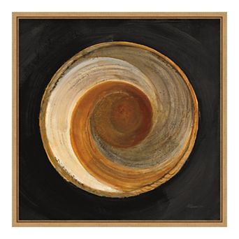 Amanti Art Woven Beauty I On Black Framed Canvas Print