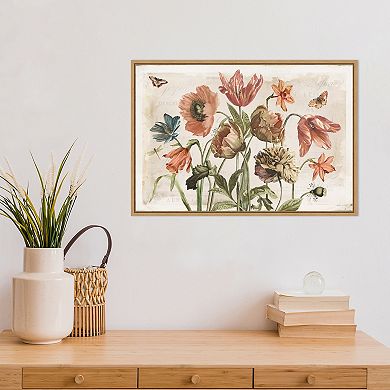 Amanti Art Antiquarian Blooms II (Bouquet) Framed Canvas Print