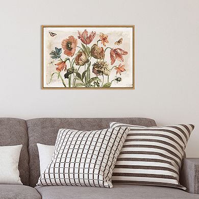 Amanti Art Antiquarian Blooms II (Bouquet) Framed Canvas Print