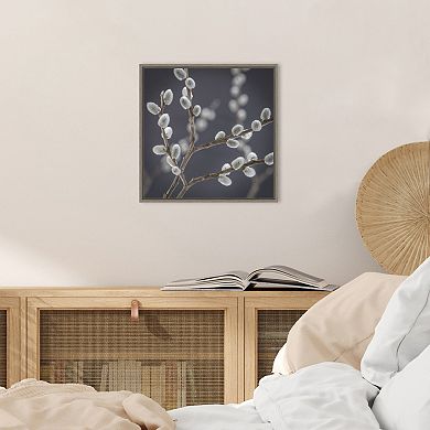 Amanti Art Pussy Willows II Framed Canvas Print