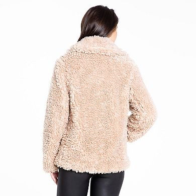 Women's Fleet Street 2 Snap Faux-Fur Woobie Jacket