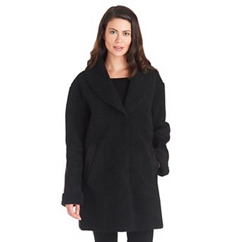 Women's Fleet Street Faux-Shearling Shawl Collar Coat