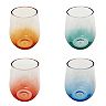Food Network™ 4-pc. Acrylic Ombre Stemless Wine Glass Set