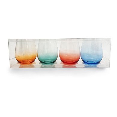 Food Network™ 4-pc. Acrylic Ombre Stemless Wine Set