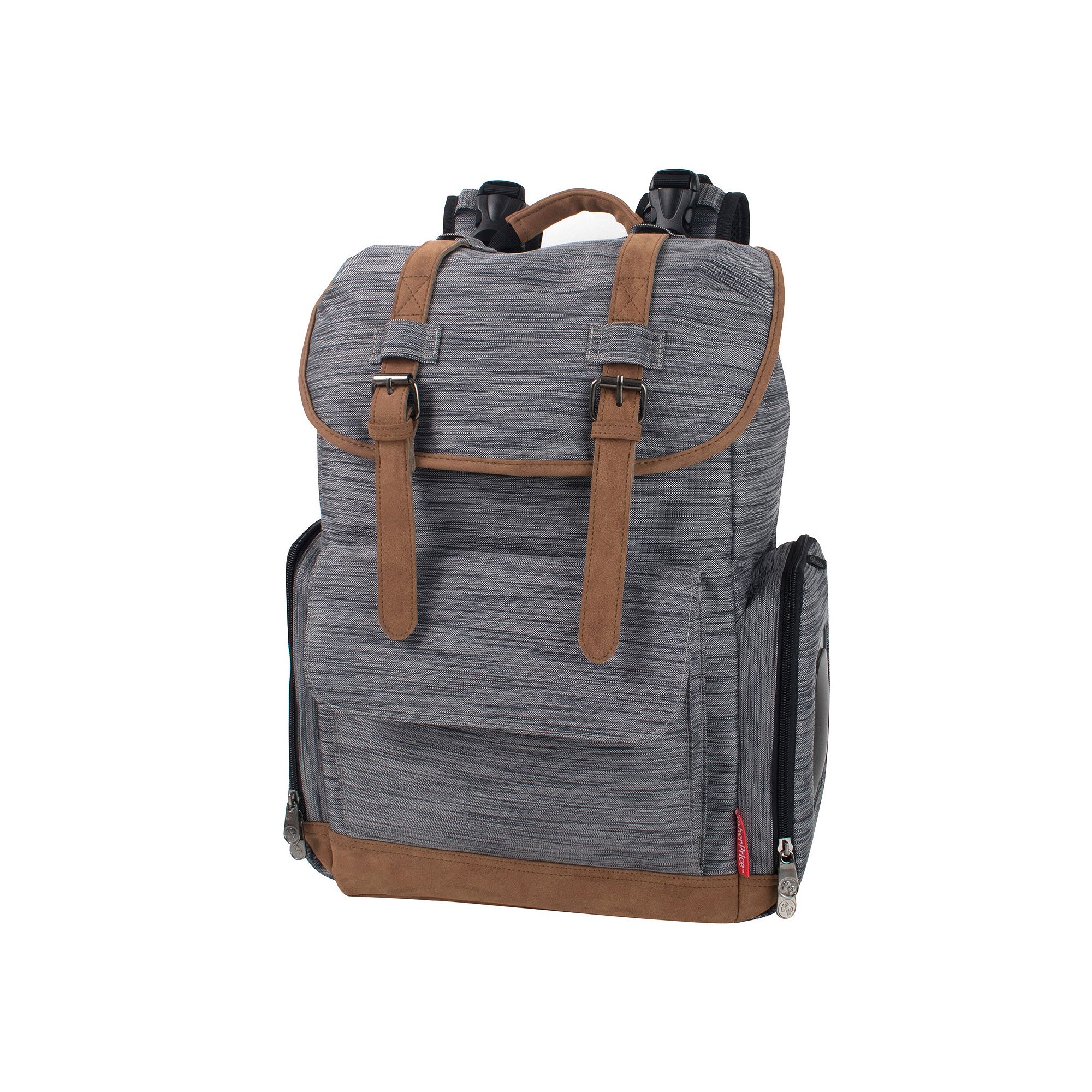 Fisher-Price Cairn Diaper Backpack, Gray