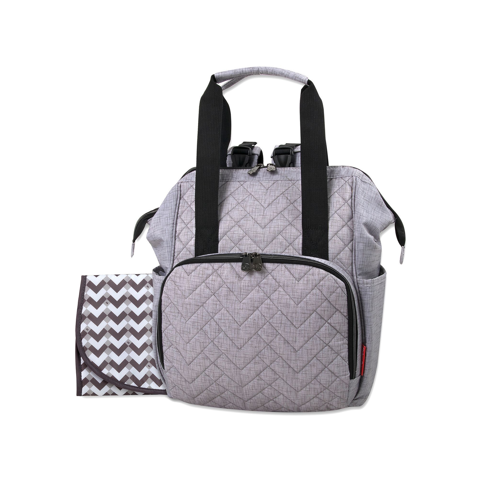 18920296 Fisher-Price Emerson Diaper Backpack, Gray sku 18920296