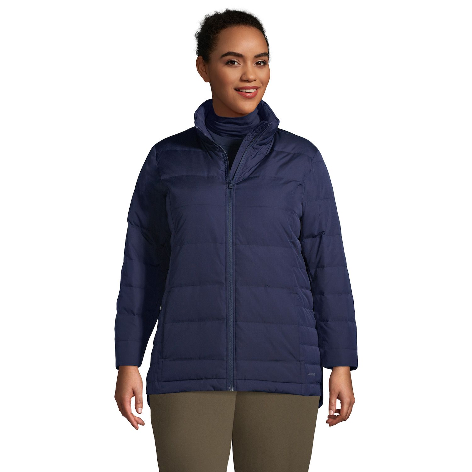 lands end plus size womens coats