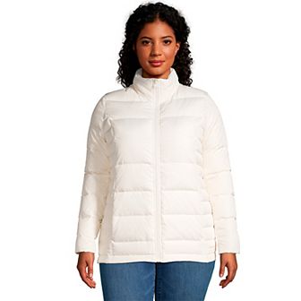 Plus Size Lands' End Down Puffer Jacket