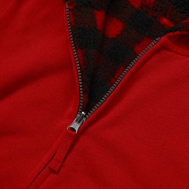 Kids 4-7 Lands' End Sherpa Lined Zip Hoodie