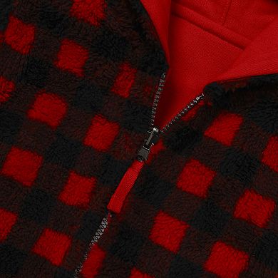 Kids 4-7 Lands' End Sherpa Lined Zip Hoodie