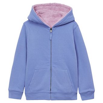 Kids 2-20 Lands' End Sherpa Lined Zip Hoodie in Regular and Plus
