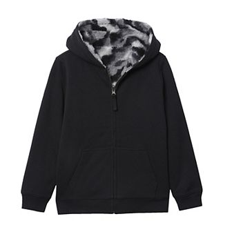 Kids 2-20 Lands' End Sherpa Lined Zip Hoodie in Regular and Plus