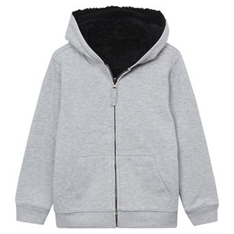 Kids 2-20 Lands' End Sherpa Lined Zip Hoodie in Regular and Plus