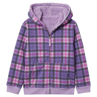 Kids 2-20 Lands' End Sherpa Lined Zip Hoodie in Regular and Plus