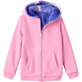 Kids 2-20 Lands' End Sherpa Lined Zip Hoodie in Regular and Plus