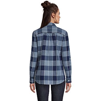 Petite Lands' End Boyfriend Tunic Shirt