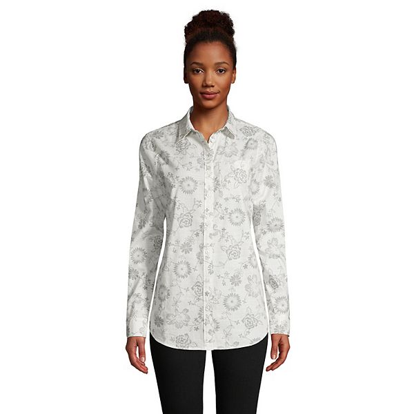 Petite Lands' End Boyfriend Tunic Shirt