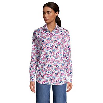 Petite Lands' End Boyfriend Tunic Shirt