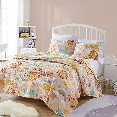 Greenland Home Fashions Cassidy Quilt Set With Shams