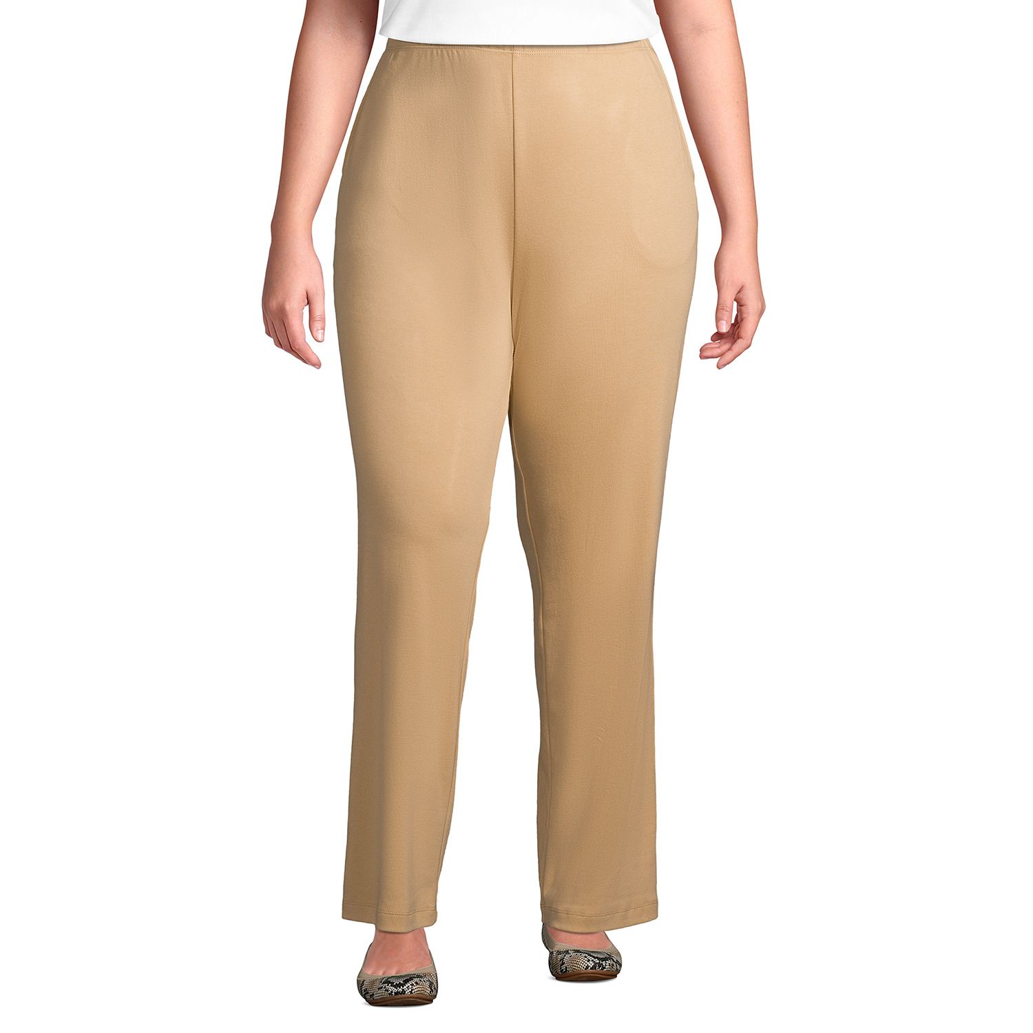 womens plus khaki pants