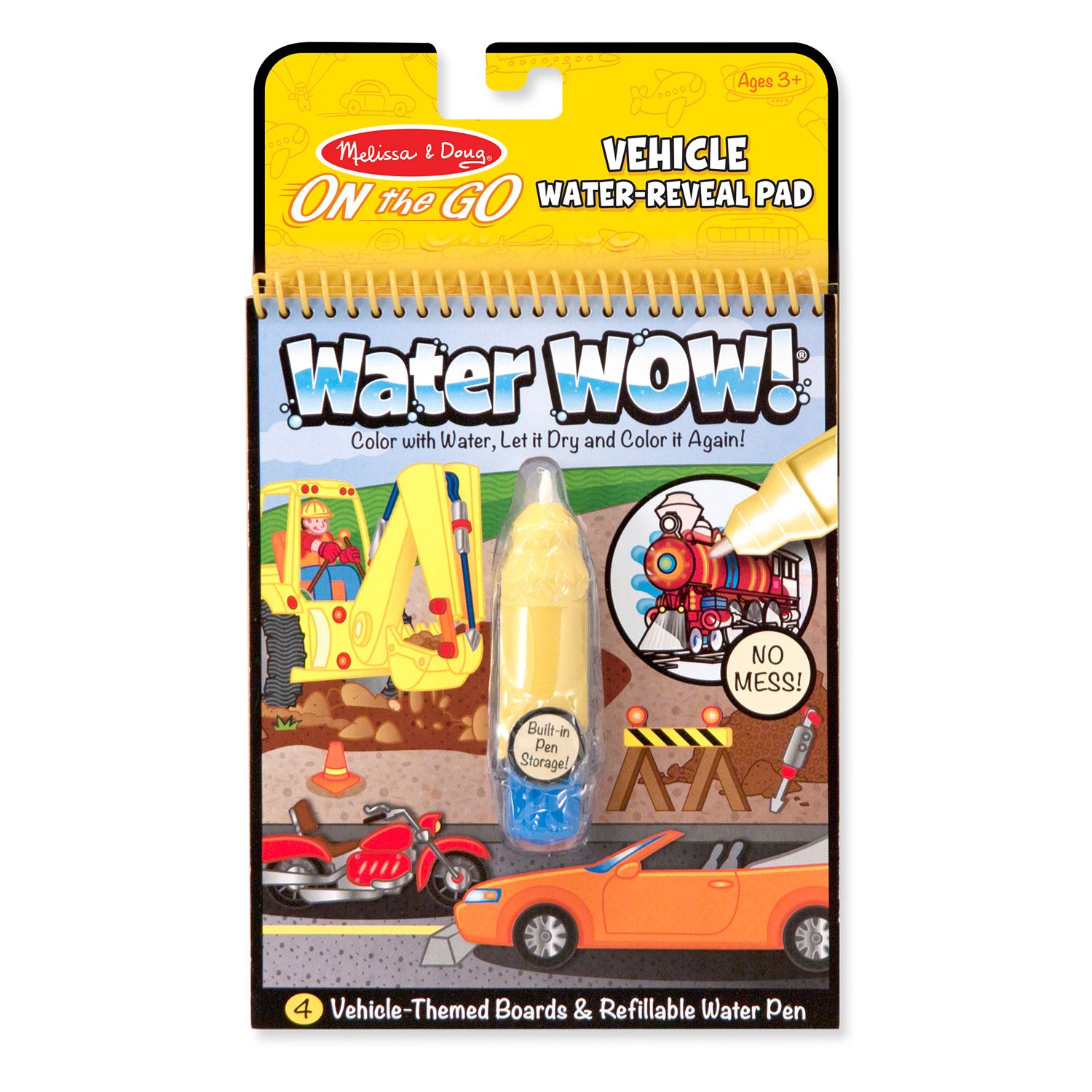 Детские игрушки Melissa & Doug Water WOW! Vehicle Water Reveal Pad