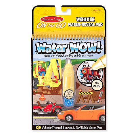 Детские игрушки Melissa & Doug Water WOW! Vehicle Water Reveal Pad