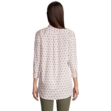 Women's Lands' End No Iron Three Quarter Sleeve Tunic