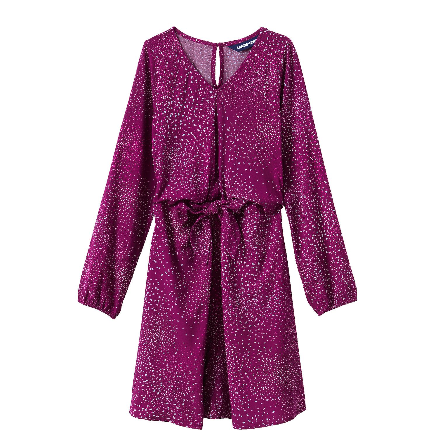 kohls girls red dress