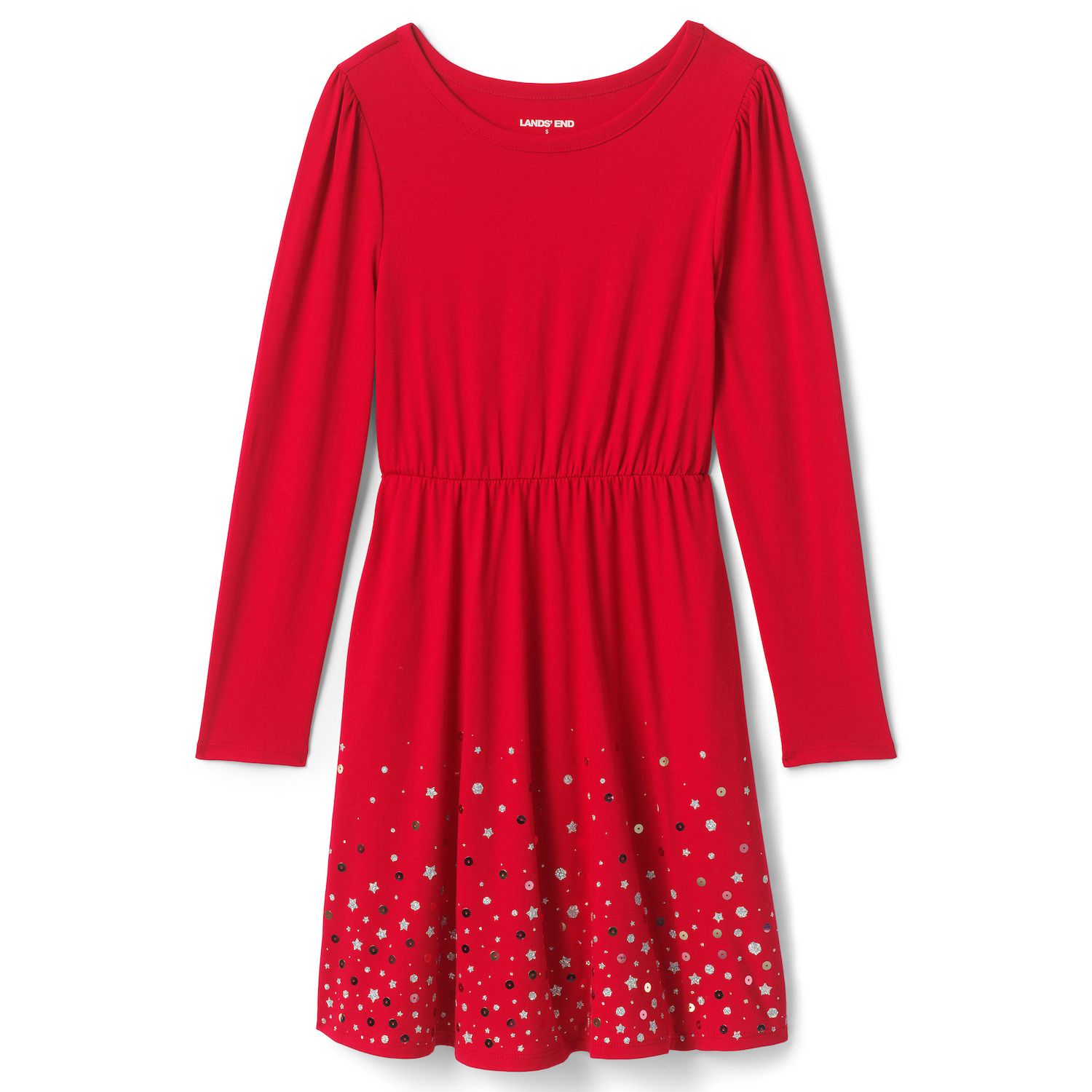 kohls girls red dress