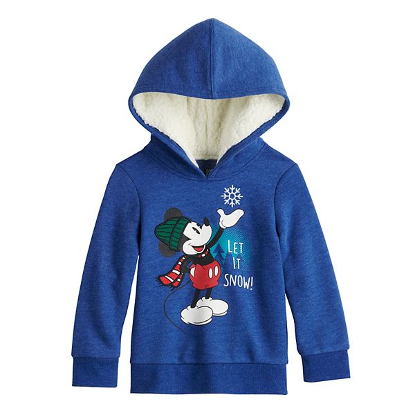 Disney Mickey Mouse Little Boys Pullover Hooded Top