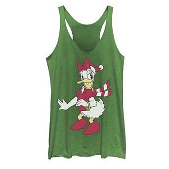 Juniors' Disney's Daisy Duck Classic Christmas Portrait Tank Top