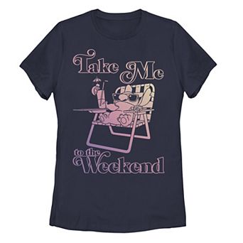 Juniors' Disney's Lilo & Stitch "Take Me To The Weekend" Tee
