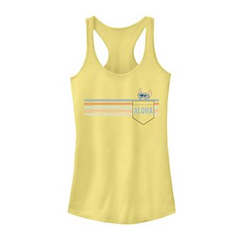 Juniors' Disney's Lilo & Stitch Aloha Pocket Tank Top