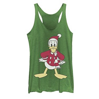 Juniors' Disney's Donald Duck Classic Christmas Portrait Tank Top