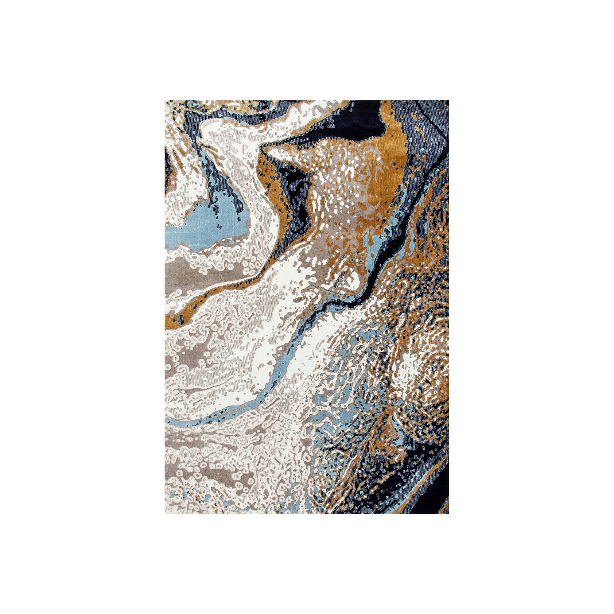 Art Carpet Trittanne Geode Rug, Linen Blue Gray