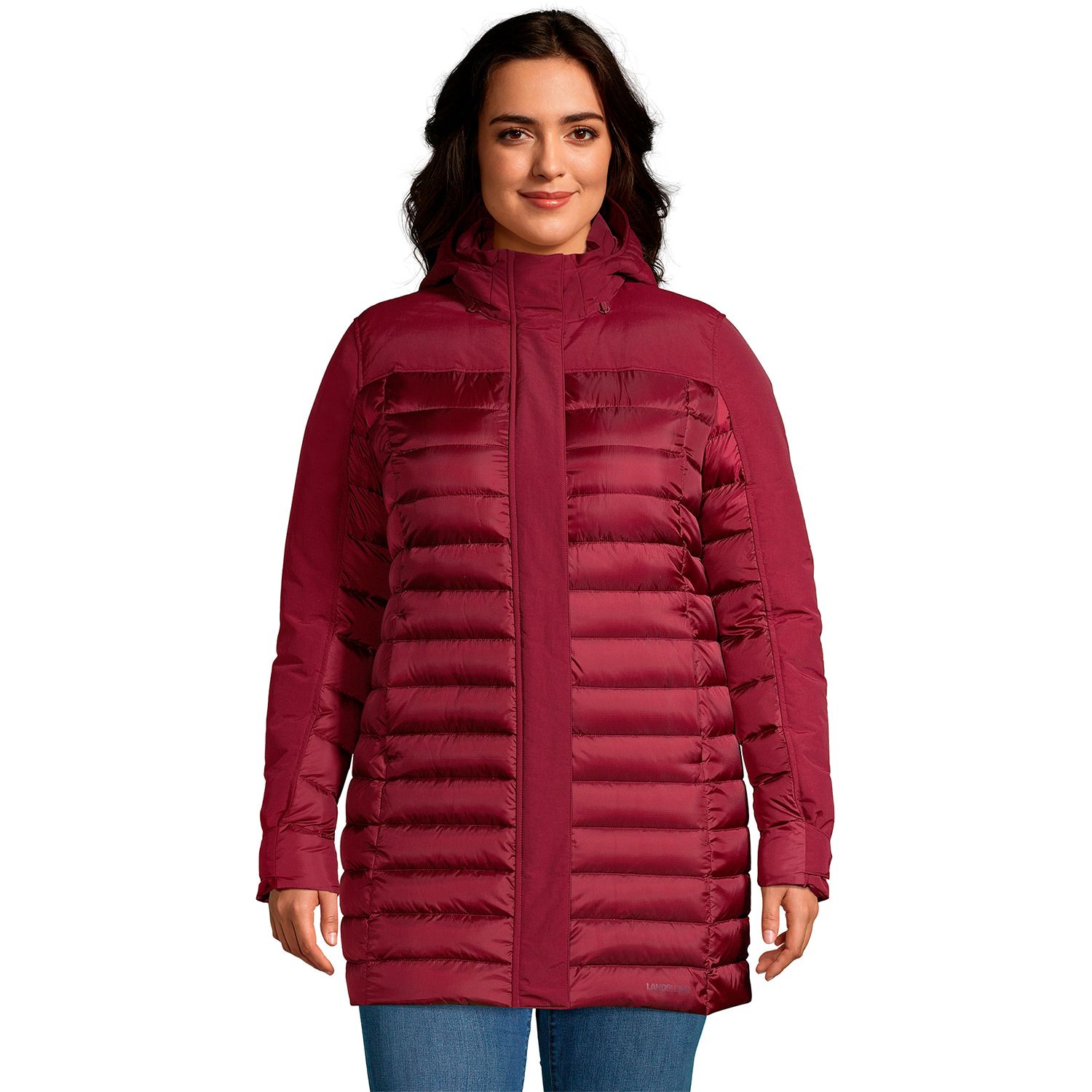 kohls lands end womens coats