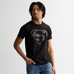 Women's Black Superman Man of Steel Costume T-Shirt Pink Cape JR Size  Medium