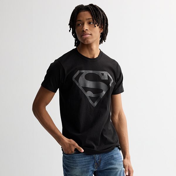 Black superhero sale shirt