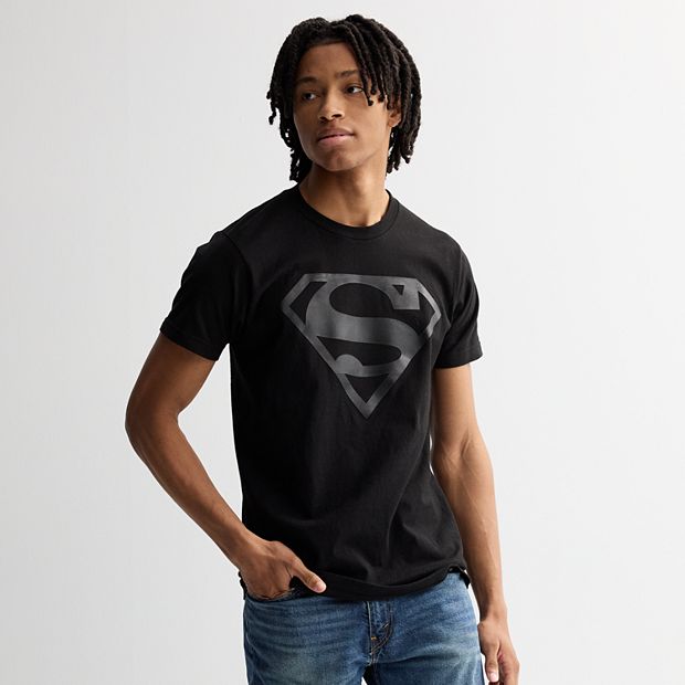 Superman t 2024 shirt black