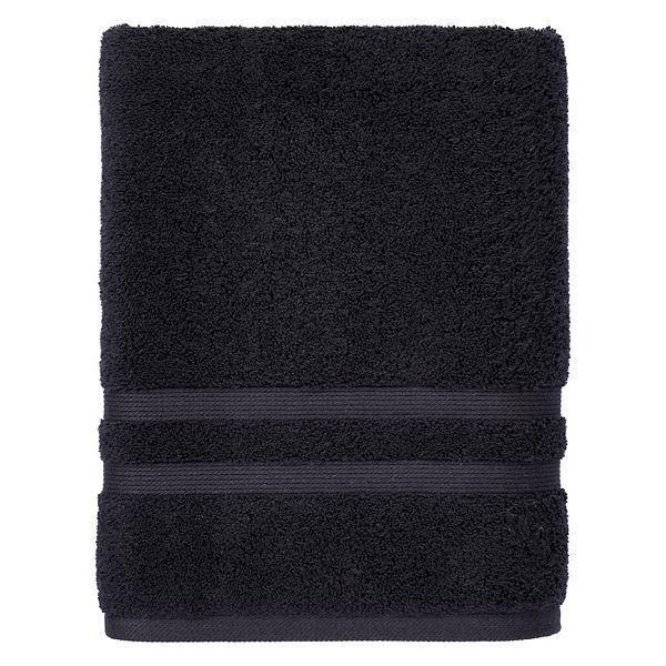 Sonoma Goods For Life® Ultimate Bath Towel, Bath Sheet, Hand Towel or Washcloth with Hygro® Technology - Black (BATH SHEET)