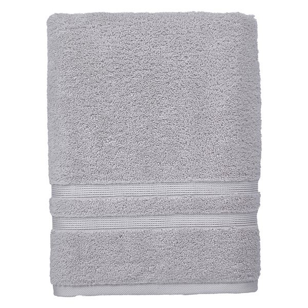 Sonoma Goods For Life® Ultimate Bath Towel, Bath Sheet, Hand Towel or Washcloth with Hygro® Technology - Light Gray (WASH CLOTH)