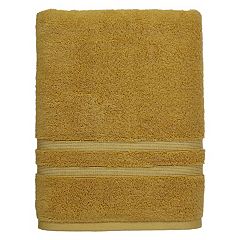 6pc Signature Solid Bath Towel Set Yellow - Cassadecor