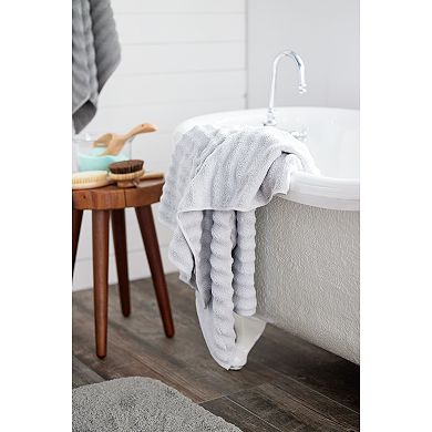 Sonoma Goods For Life Quick Dry Ribbed Bath Towel, Bath Sheet, Hand Towel or Washcloth