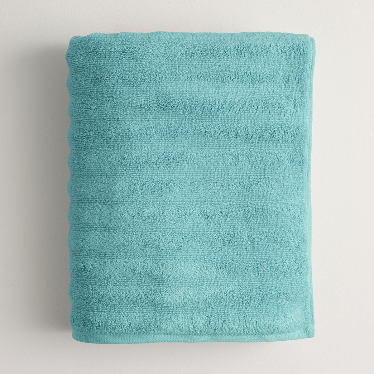 Sonoma Goods For Life® Quick Dry Ribbed Cotton Bath Sheet - Dark Aqua