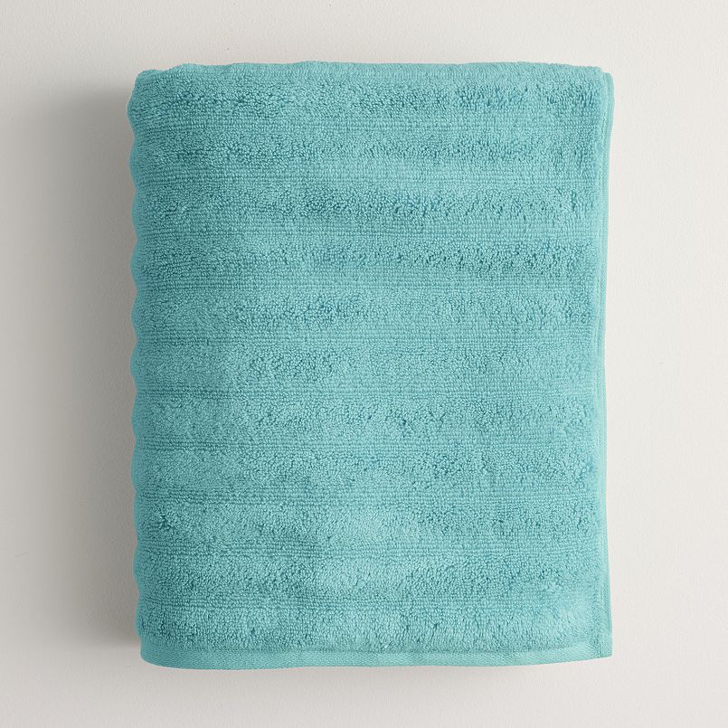 Sonoma Goods For Life® Quick Dry Ribbed Cotton Bath Sheet