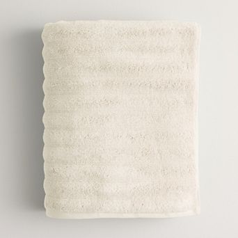 Sonoma Goods For Life® Quick Dry Ribbed Cotton Bath Towel, Bath Sheet, Hand Towel or Washcloth