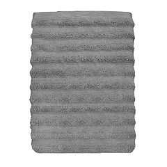 Vera Wang Eden Solid Reversible Cotton 2 Piece Bath Rug Set - White