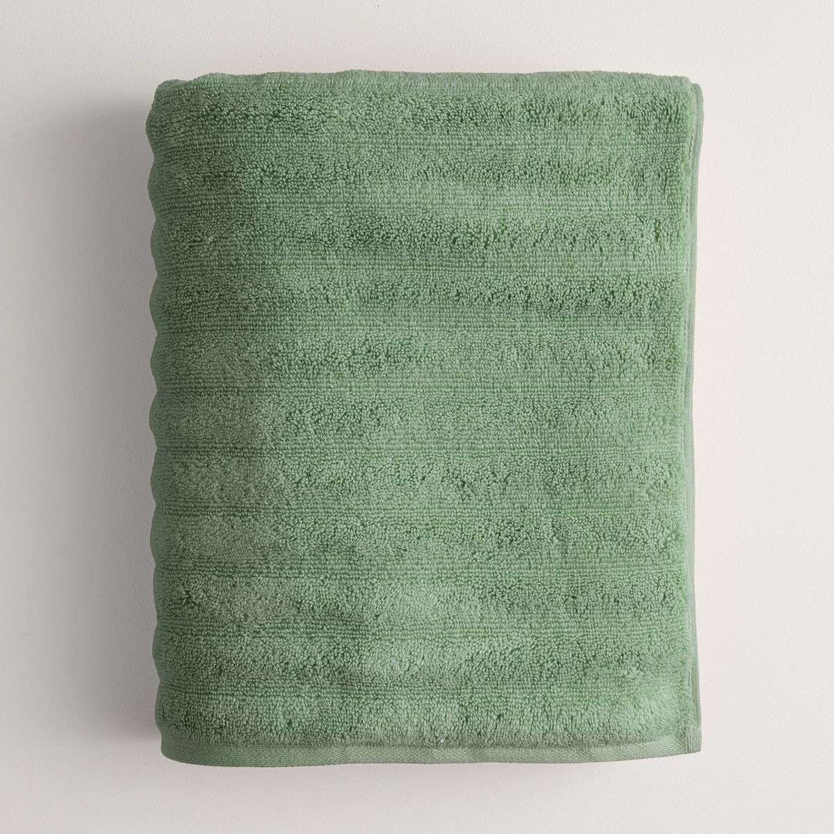 Sonoma Goods For Life® Quick Dry Ribbed Cotton Bath Towel, Bath Sheet, Hand Towel or Washcloth - Green, BATH SHEET