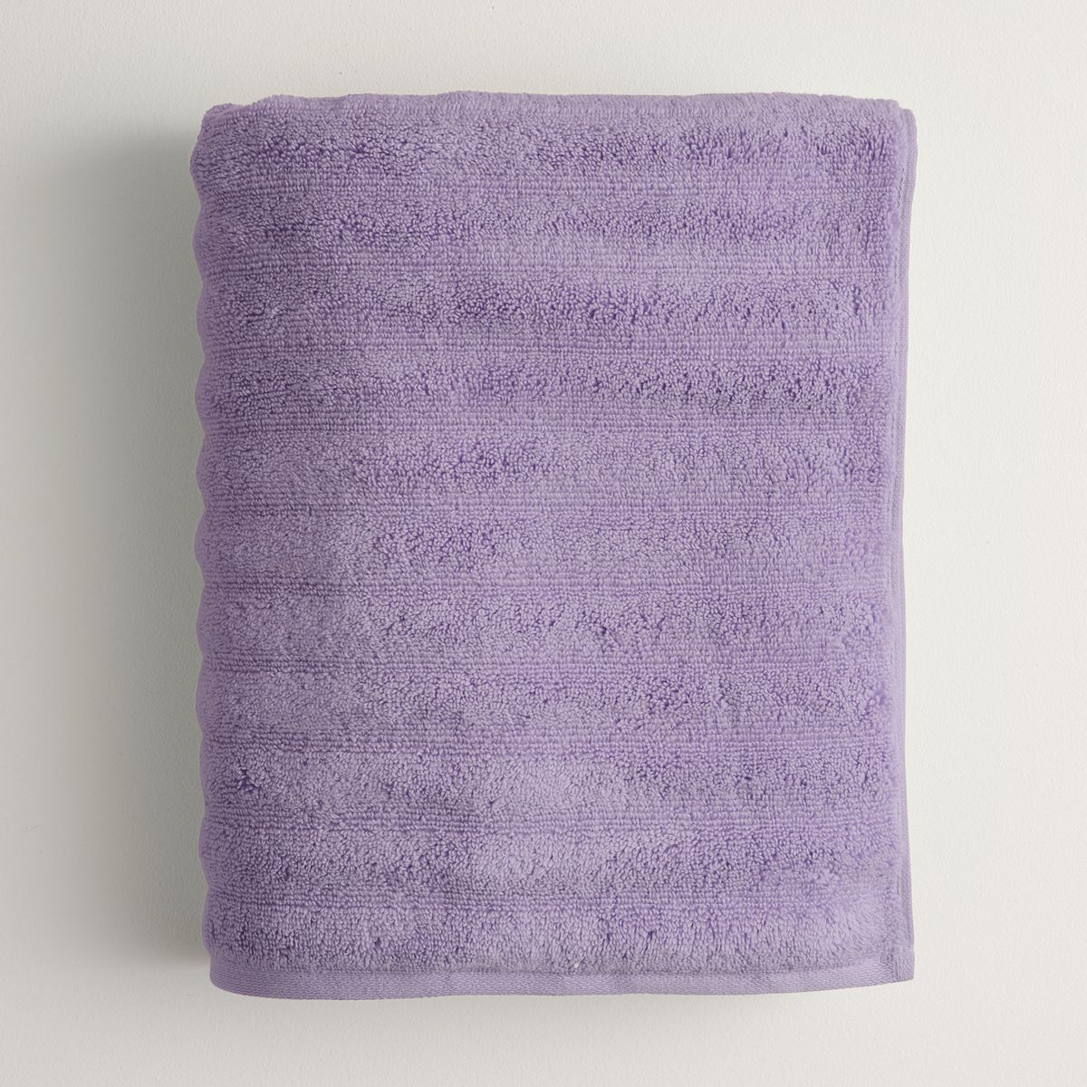 Sonoma Goods For Life® Quick Dry Ribbed Cotton Bath Towel - Lilac, BATH TOWEL